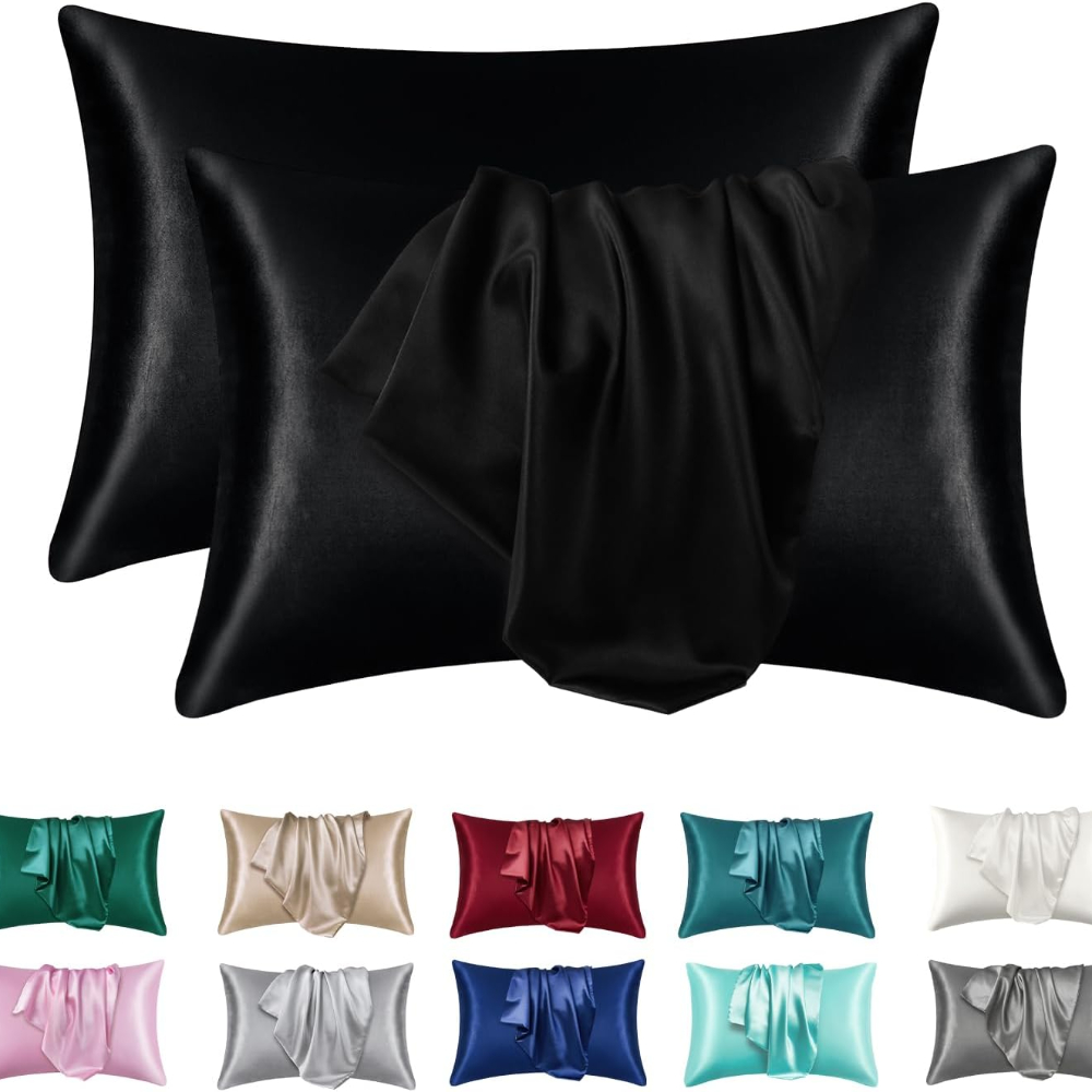 Satin Silk Pillowcase Hair Skin - 1/2 Fundas de Almohada de Seda