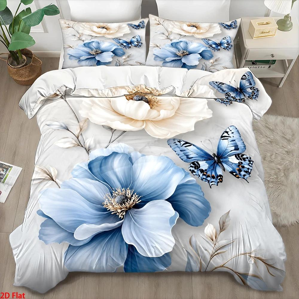 Duvet Cover Sets With Zipper - Juego de Funda Nórdica de 3