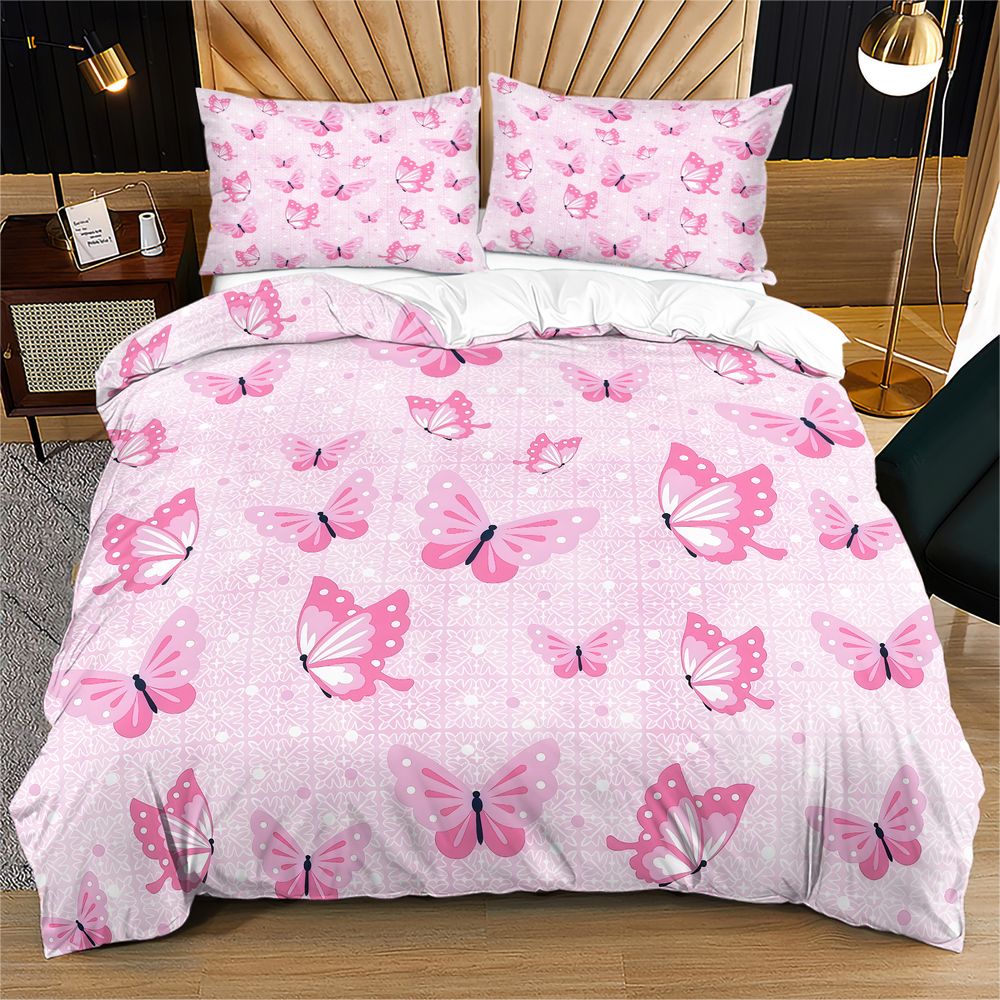 Aesthetic Floral Duvet Cover - Juego de Funda de Edredón con