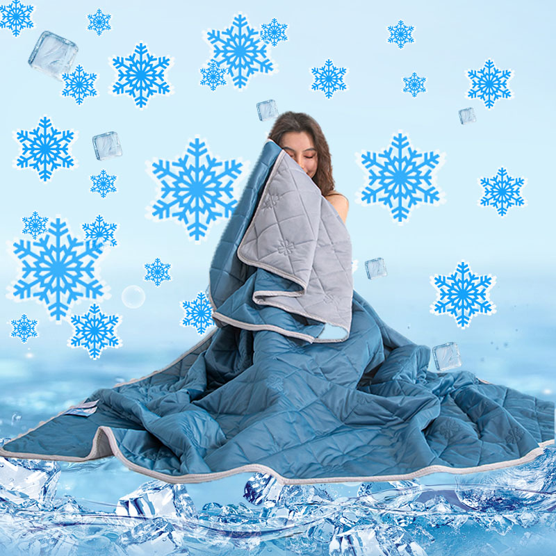 Cooling Blanket Hot Sleepers - Manta refrescante de verano ultrasuave: manta