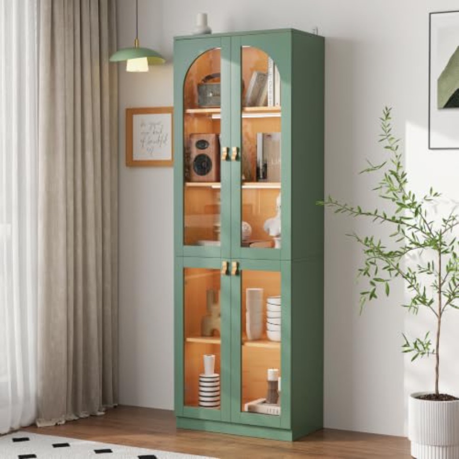 Storage & Organization - Vitrina para sala de estar/oficina con