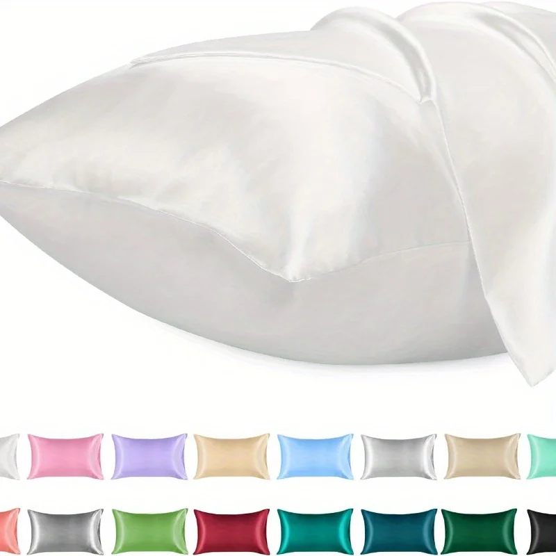 Satin Silk Pillowcase Hair Skin - 1 funda de almohada de satén
