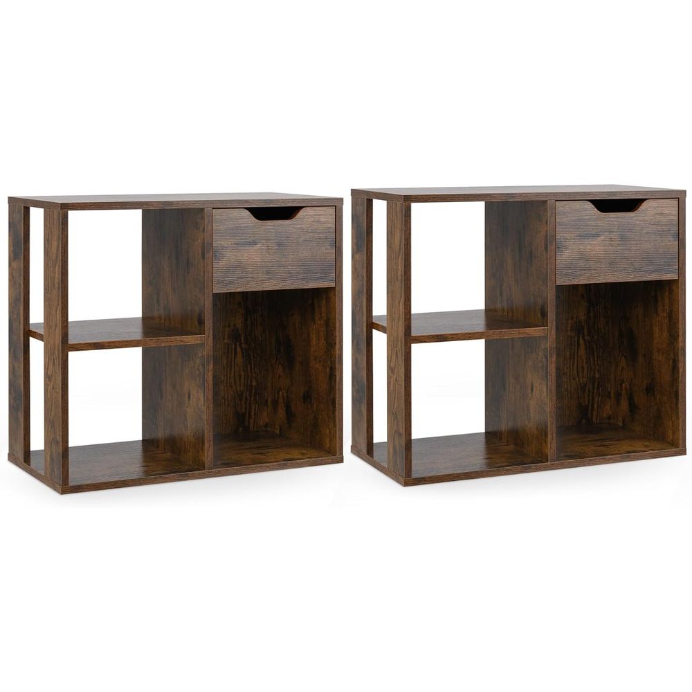 Storage & Organization - Estantería de Madera de 3 Niveles