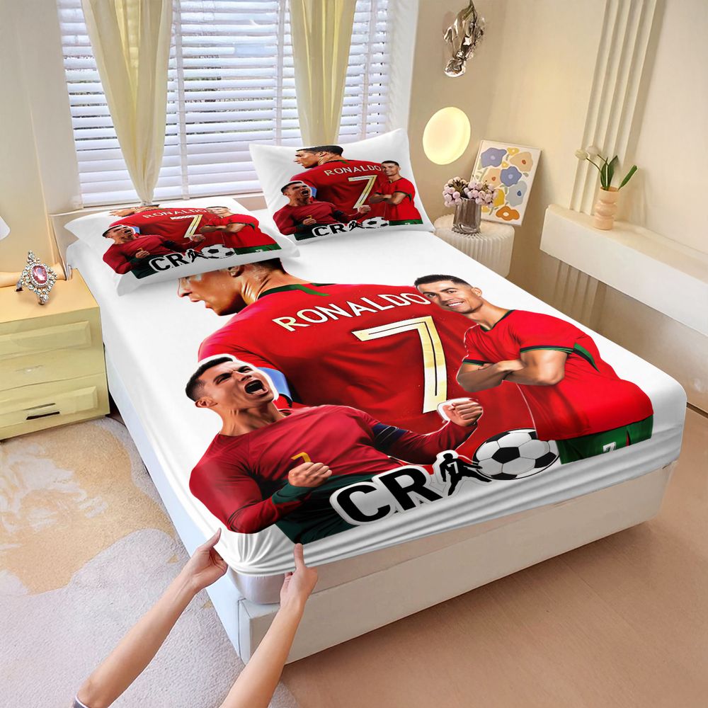 Fitted Bed Sheets Deep Pocket - Juego de Sábanas Ajustables con Estampado