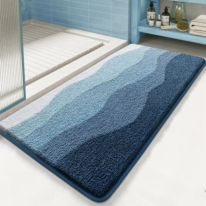 Quick Dry Diatomite Bath Mat - Alfombra de baño de lujo europea,