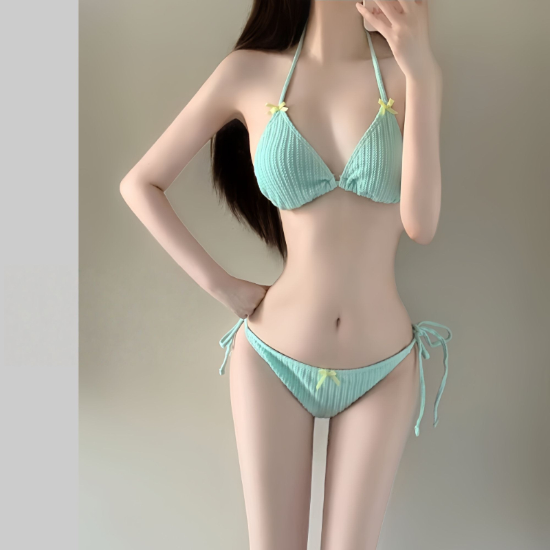 Bath - Conjunto de bikini de manga larga