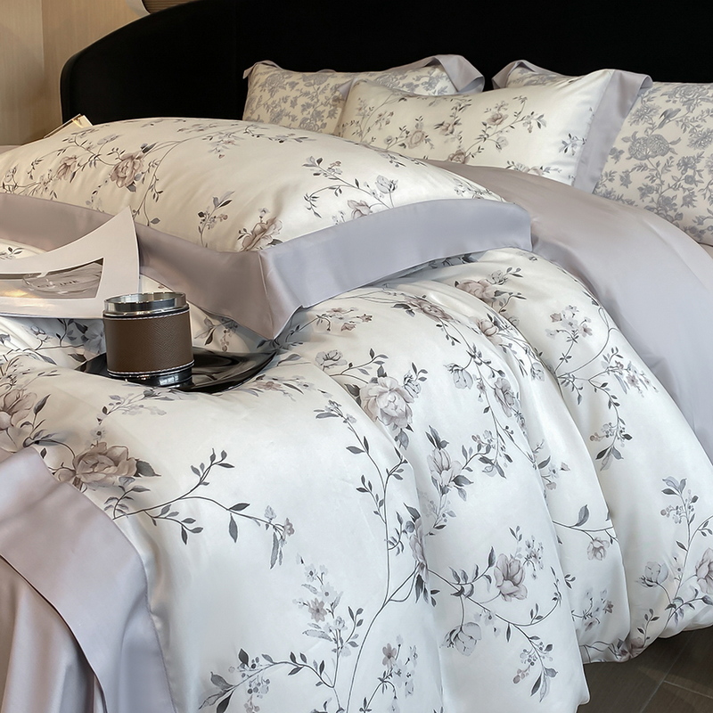 Aesthetic Floral Duvet Cover - Juego de cama de lujo con