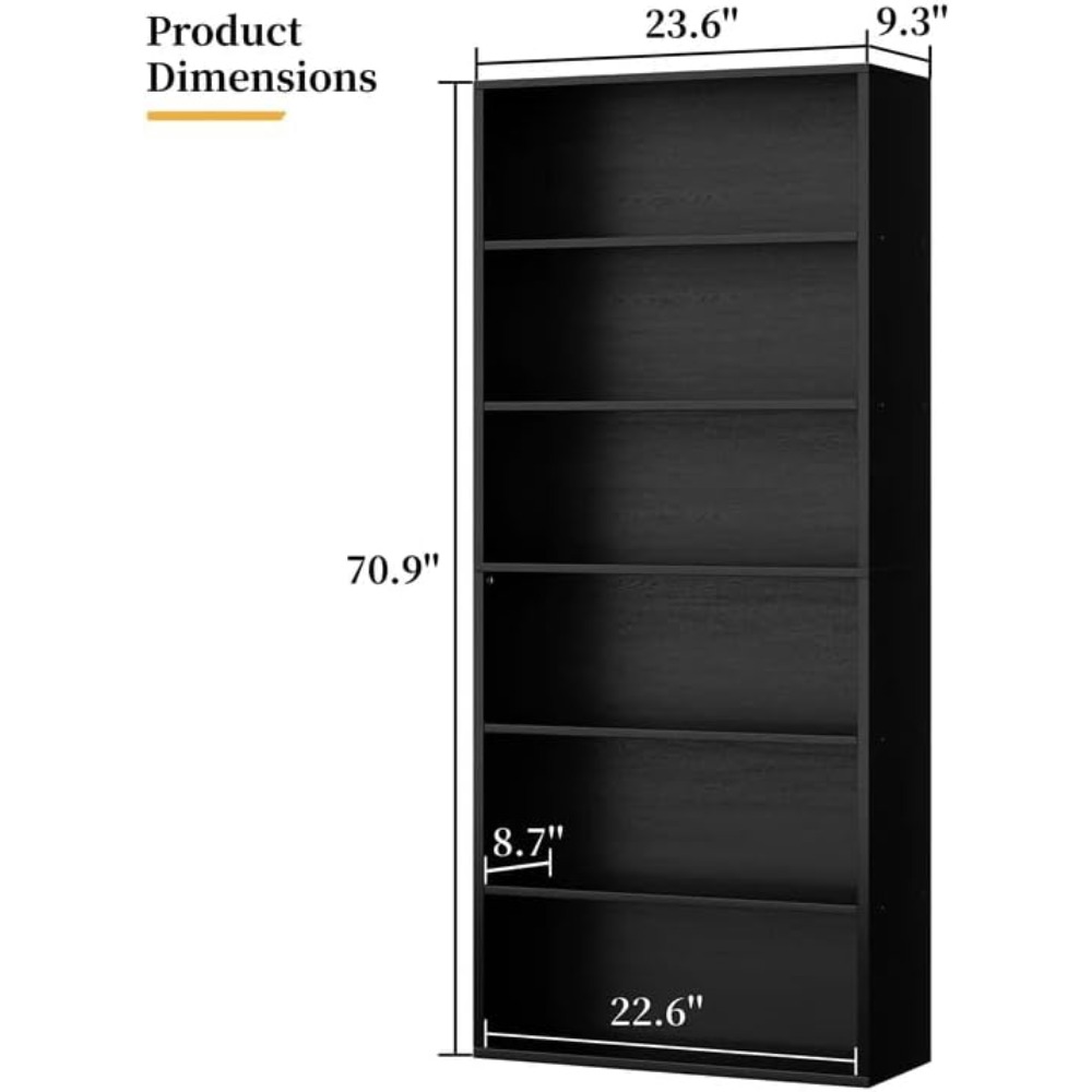 Librería Abierta de 6 Niveles, - Storage & Organization reseña y precio