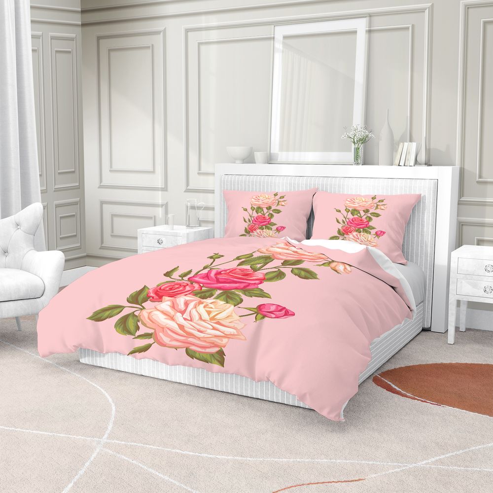 Juego de Funda de Edredón con  - Aesthetic Floral Duvet Cover reseña y precio
