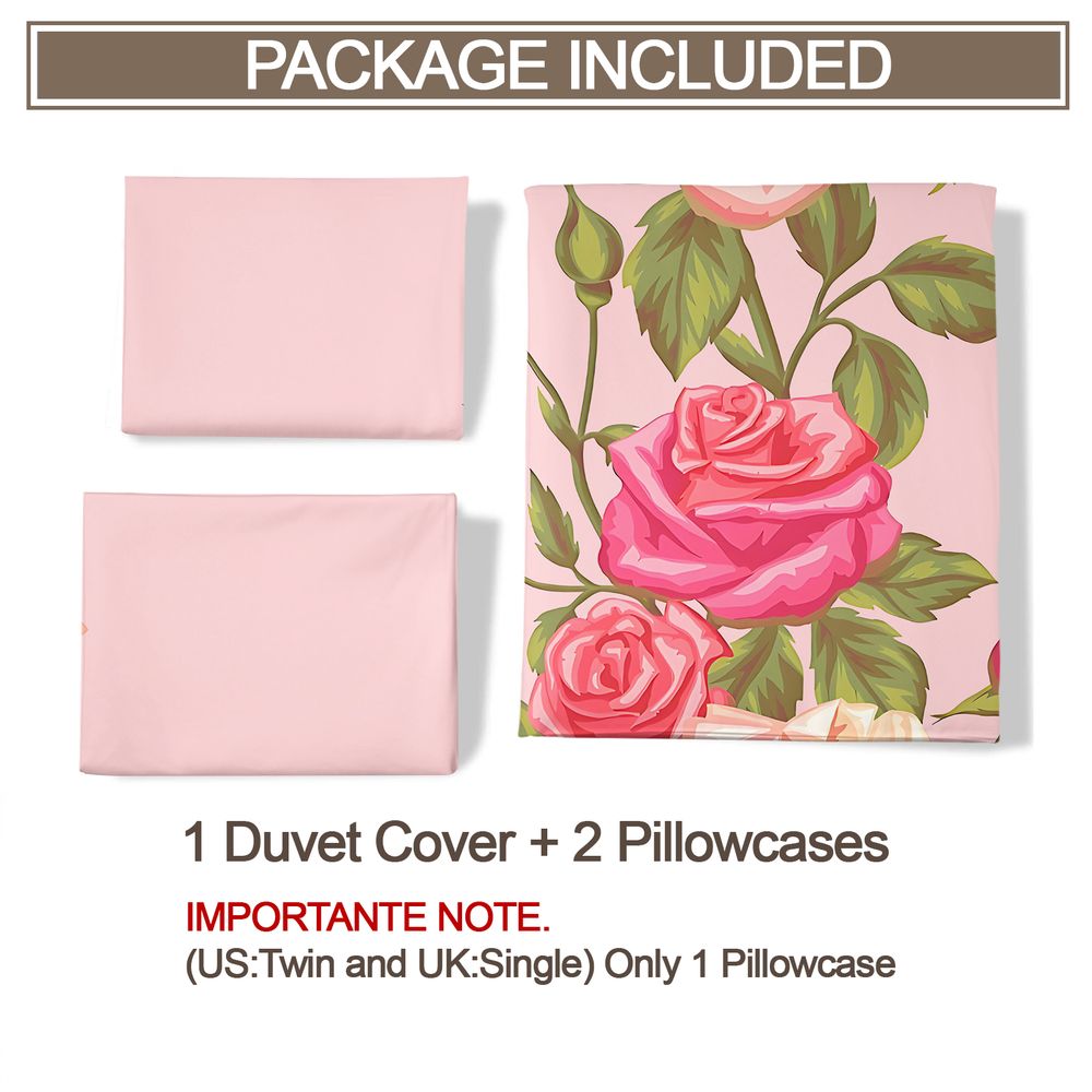 Juego de Funda de Edredón con  - Aesthetic Floral Duvet Cover reseña y precio