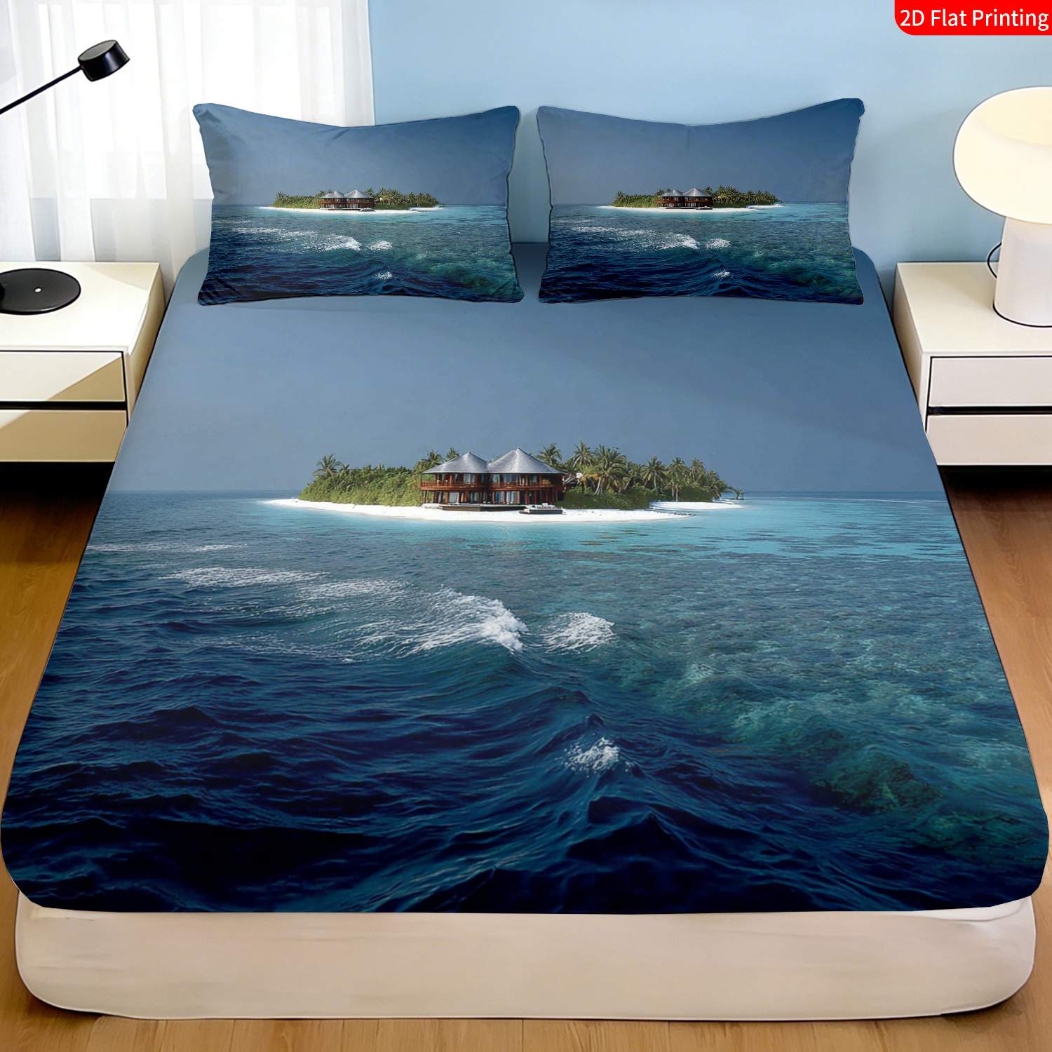 Juego de Ropa de Cama con Esta - Fitted Bed Sheets Deep Pocket reseña y precio