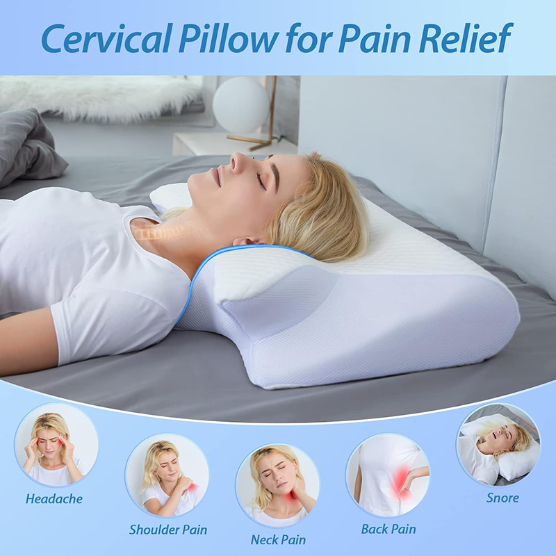 Nueva Almohada Cervical de Esp - Anti Snore Contour Pillow reseña y precio