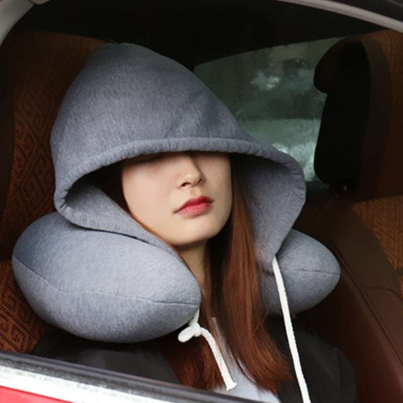 Almohadas de viaje con capucha - Anti Snore Contour Pillow reseña y precio