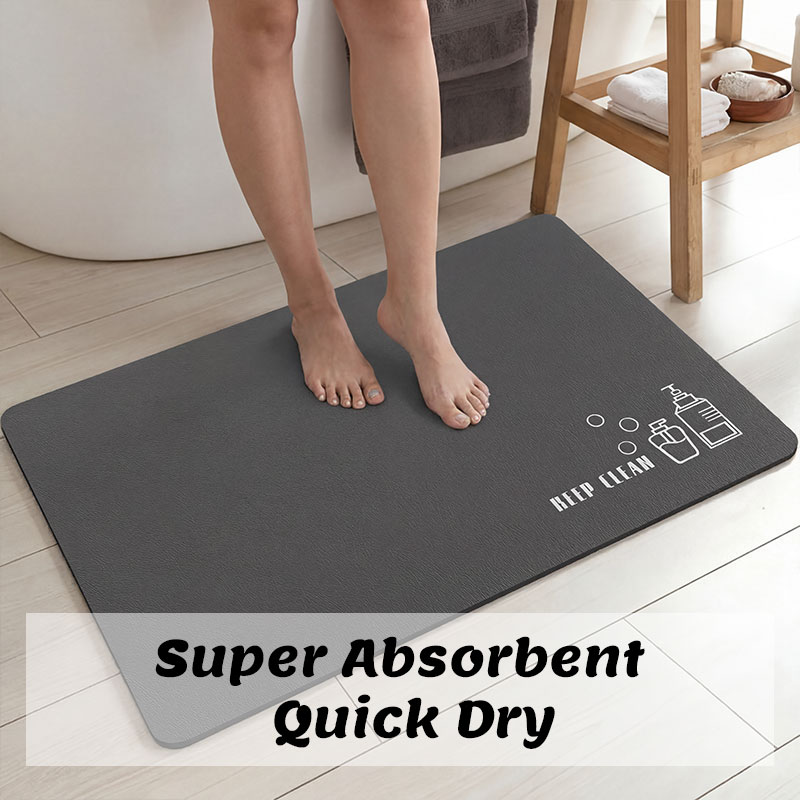 Alfombrilla de baño de diatomi - Quick Dry Diatomite Bath Mat reseña y precio