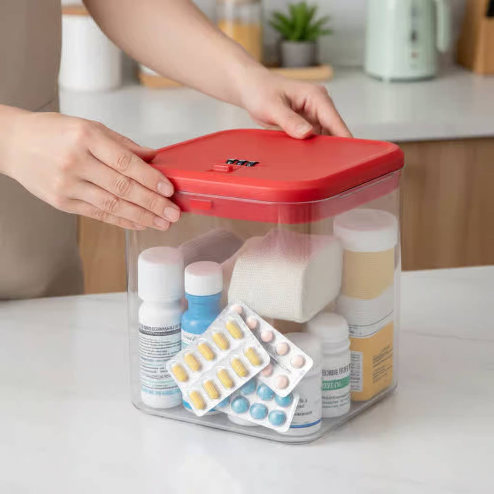 Caja Transparente con Cerradur - Kitchen reseña y precio