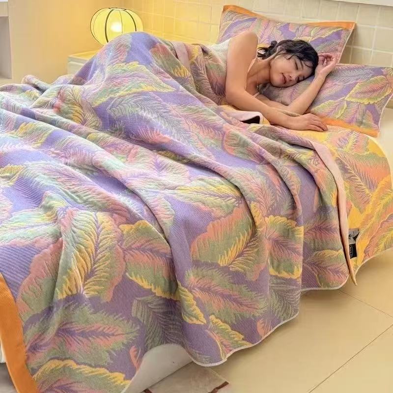 Manta de Muselina de 6 Capas T - Muslin Cotton Bedspread reseña y precio