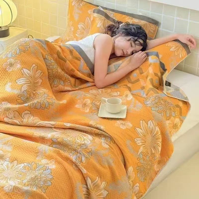 Manta de Muselina de 6 Capas T - Muslin Cotton Bedspread reseña y precio