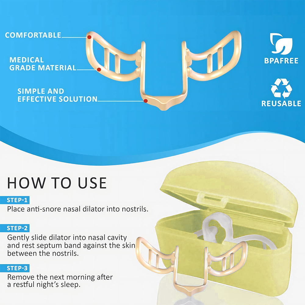 Tapón para ronquidos, dilatado - Anti Snore Contour Pillow reseña y precio