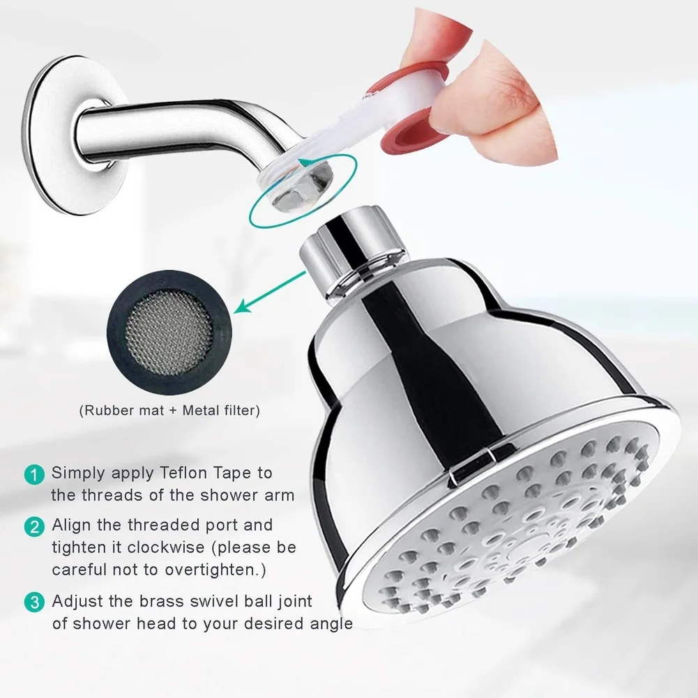 Cabezal de Ducha Manual de Alt - High Pressure Shower Head Handheld reseña y precio
