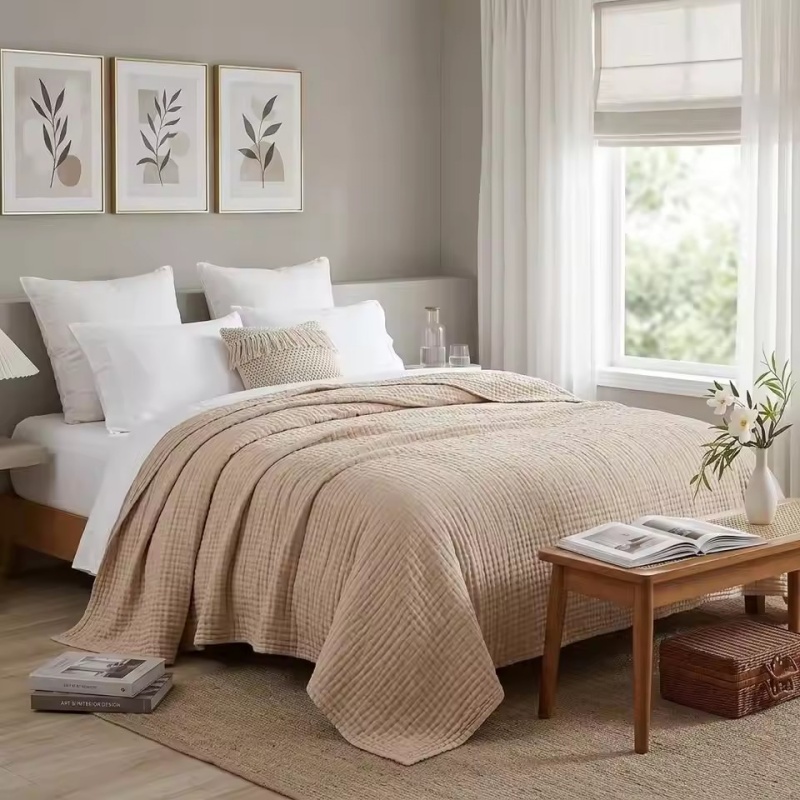 Mantas de Muselina de Algodón  - Muslin Cotton Bedspread reseña y precio