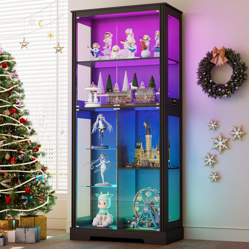 Vitrina Esquinera Iluminada co - Lighting reseña y precio