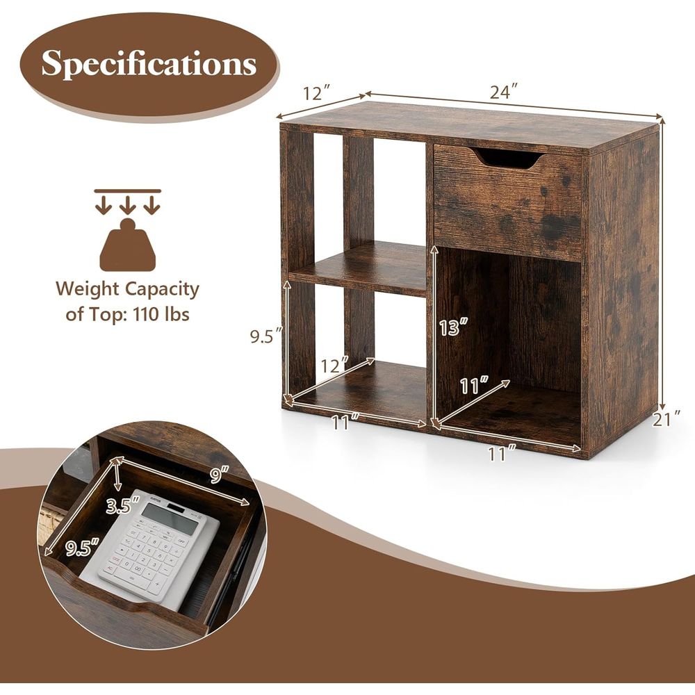 Estantería de Madera de 3 Nive - Storage & Organization reseña y precio