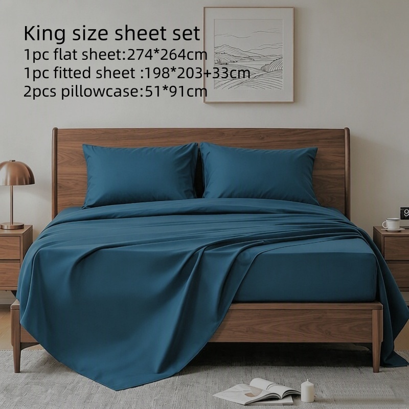 Juego de Sábanas King Size de  - Fitted Bed Sheets Deep Pocket reseña y precio