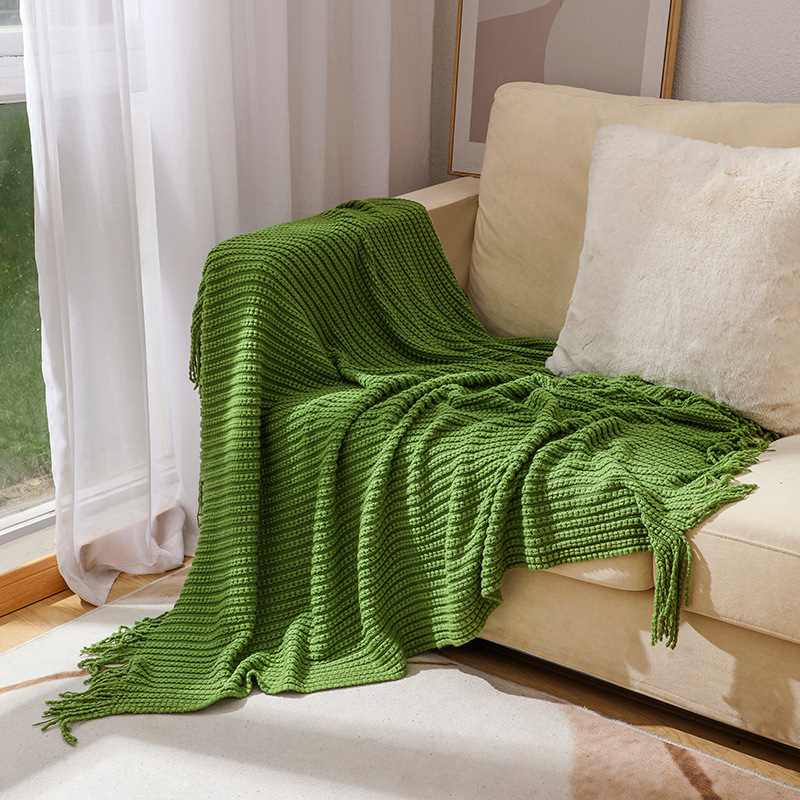 Manta nórdica de ciudad textil - Boho Throw Blanket Fringe reseña y precio