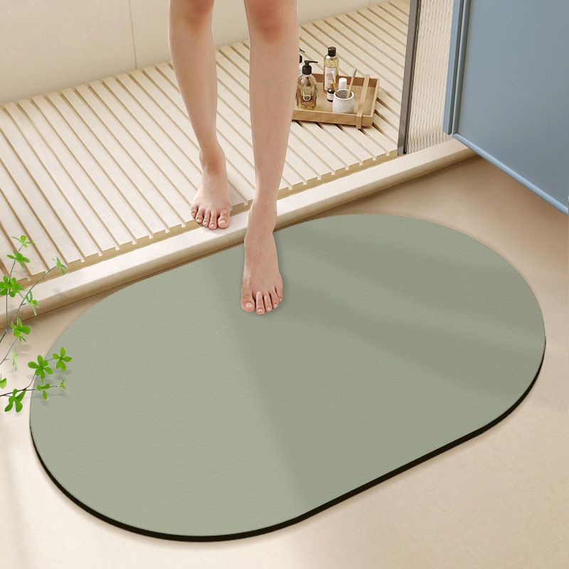 Alfombra de Baño Ovalada Irreg - Quick Dry Diatomite Bath Mat reseña y precio