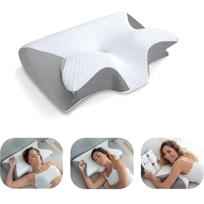 Almohada Ortopédica de Espuma  - Memory Foam Orthopedic Pillow Neck Pain reseña y precio