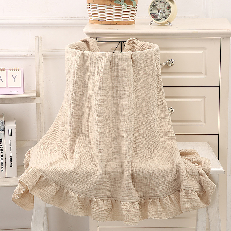 Manta de Muselina con Volantes - Muslin Cotton Bedspread reseña y precio