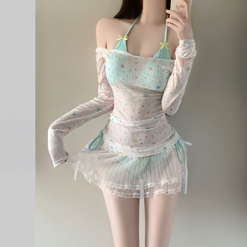 Conjunto de bikini de manga la - Bath reseña y precio