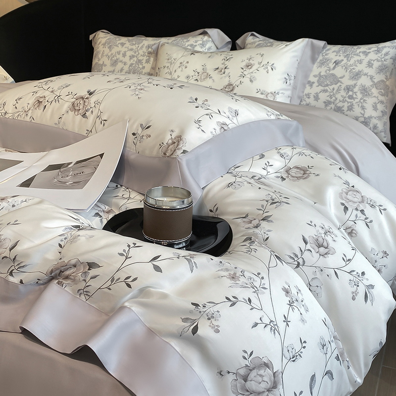 Juego de cama de lujo con esta - Aesthetic Floral Duvet Cover reseña y precio