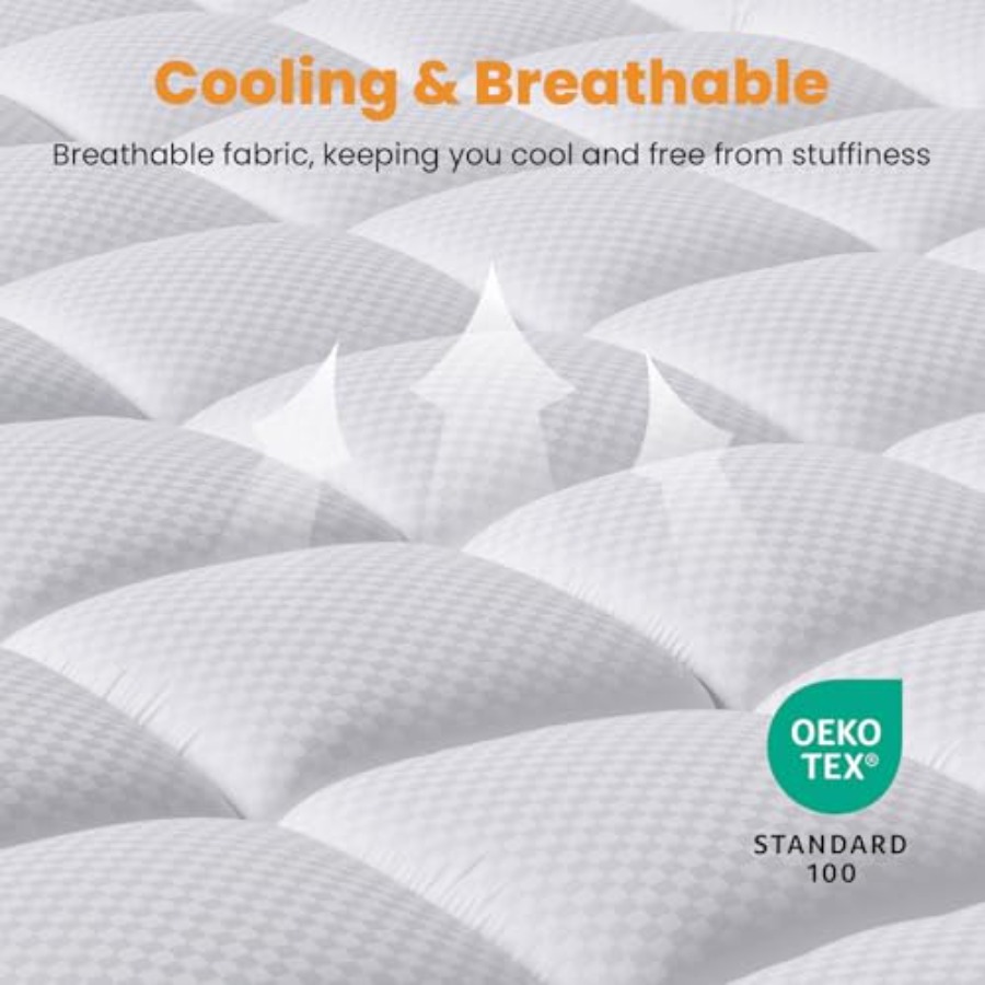 Protector de Colchón Acolchado - Waterproof Mattress Protector Breathable reseña y precio