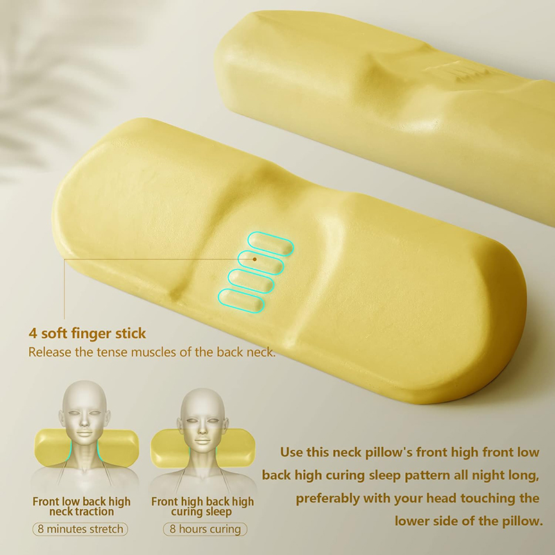 Almohada de espuma viscoelásti - Anti Snore Contour Pillow reseña y precio