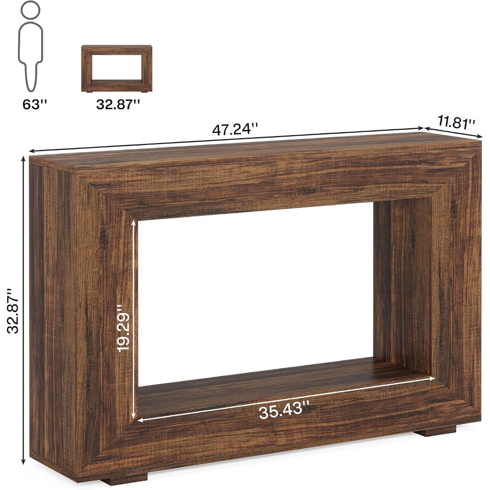 Mesa Consola Estilo Rústico de - Storage & Organization reseña y precio