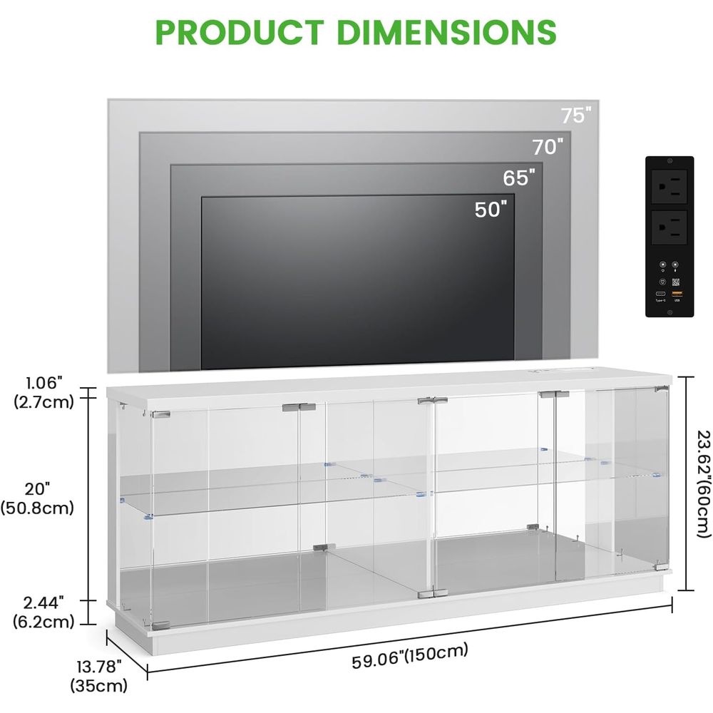 Soportes para TV de Vidrio de  - Lighting reseña y precio