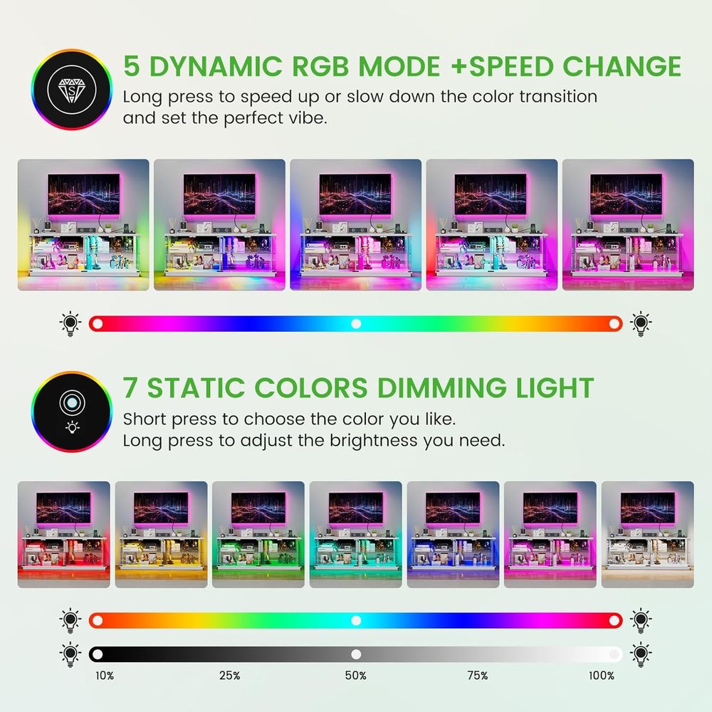 Soportes para TV de Vidrio de  - Lighting reseña y precio